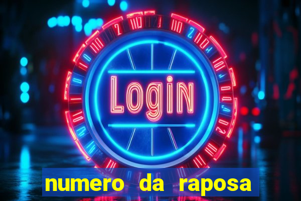 numero da raposa jogo do bicho